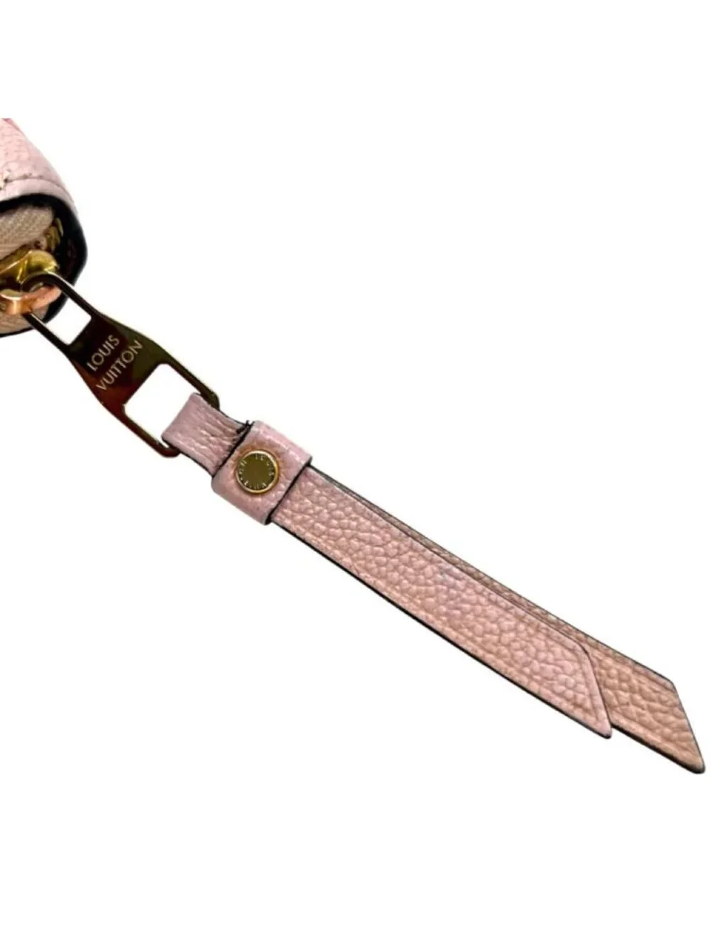 Louis Vuitton Bicolor Empreinte Zippy Wallet Bouton de Rose